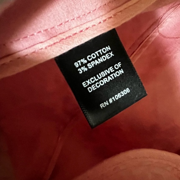 Berek Pink Foil leopard print Jacket In Pink W/silver Foil animal print XL NWT - Picture 9 of 10